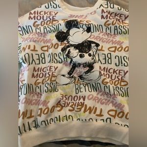 Size Large Mickey Mouse Sweat shirt/Sweater